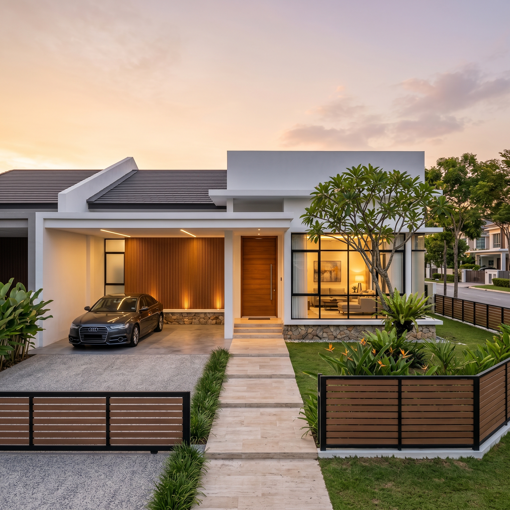 Rumah corner bina dengan LPPSA